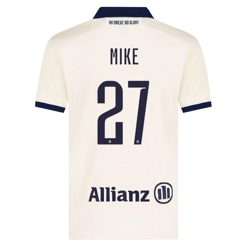 Danxen Uomo Maglia Wisdom Mike #27 Beige Nero Kit Gara Away 2026/27 Maglietta