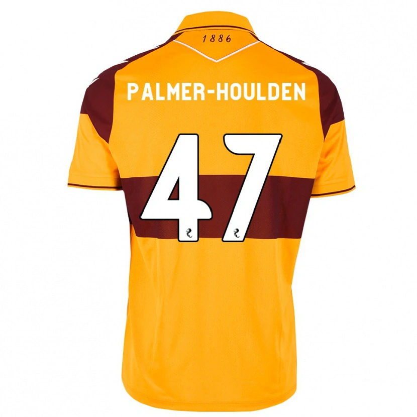 Danxen Uomo Maglia Seb Palmer-Houlden #47 Arancione Marrone Kit Gara Home 2026/27 Maglietta