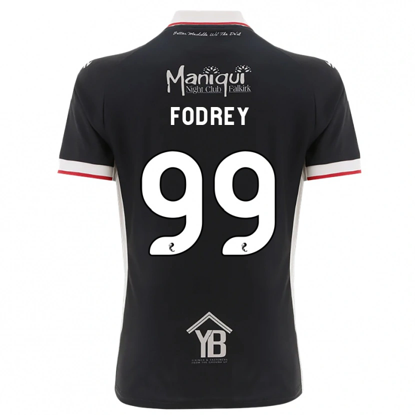 Danxen Donna Maglia Cj Fodrey #99 Nero Bianco Rosso Kit Gara Home 2026/27 Maglietta
