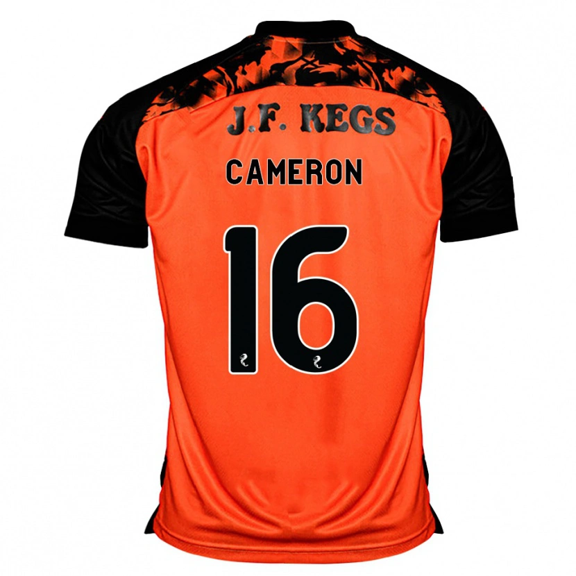 Danxen Donna Maglia Lyall Cameron #16 Arancione Nero Bianco Kit Gara Home 2026/27 Maglietta