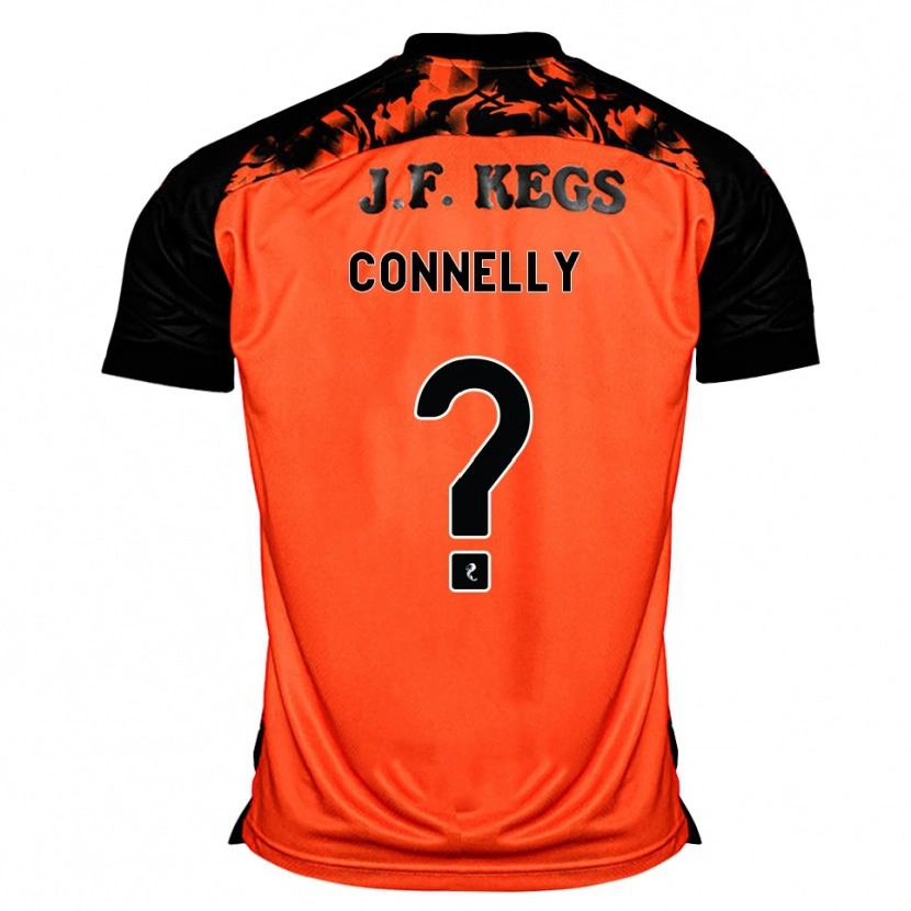 Danxen Donna Maglia David Connelly #0 Arancione Nero Bianco Kit Gara Home 2026/27 Maglietta