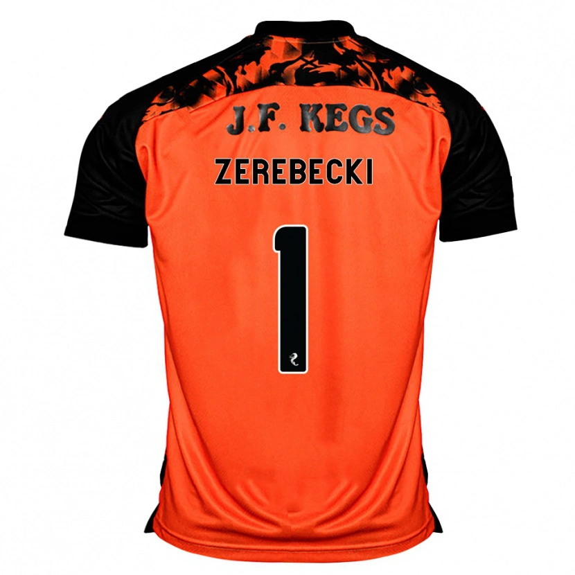 Danxen Donna Maglia Kuba Zerebecki #1 Arancione Nero Bianco Kit Gara Home 2026/27 Maglietta