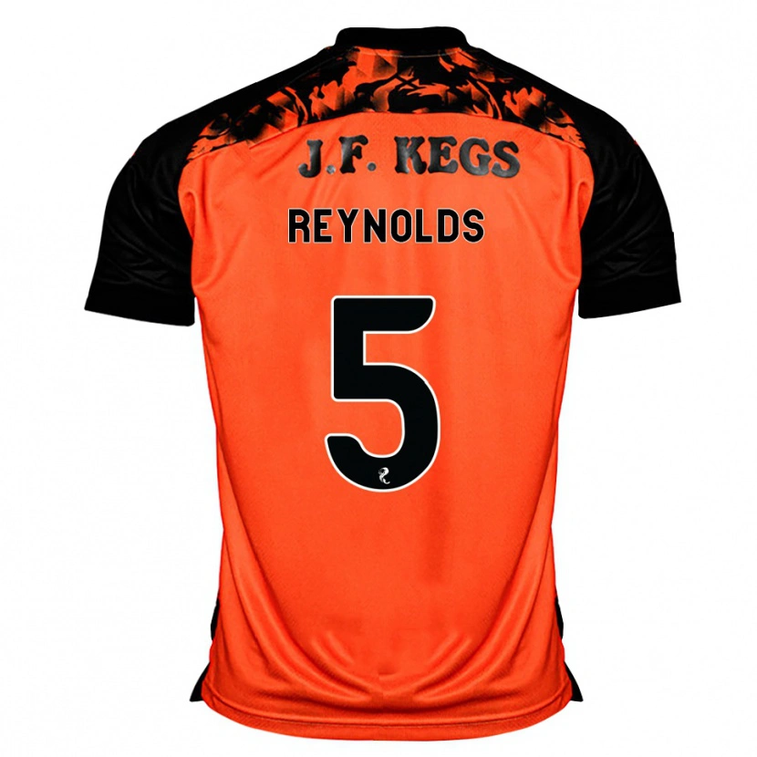 Danxen Donna Maglia Nairn Reynolds #5 Arancione Nero Bianco Kit Gara Home 2026/27 Maglietta