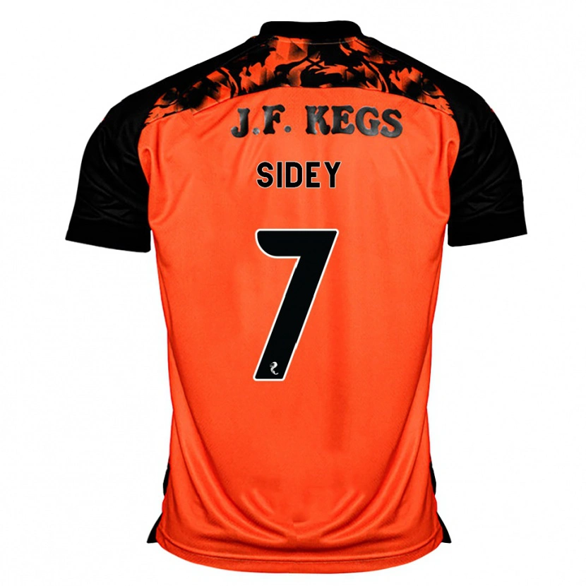 Danxen Donna Maglia Leah Sidey #7 Arancione Nero Bianco Kit Gara Home 2026/27 Maglietta