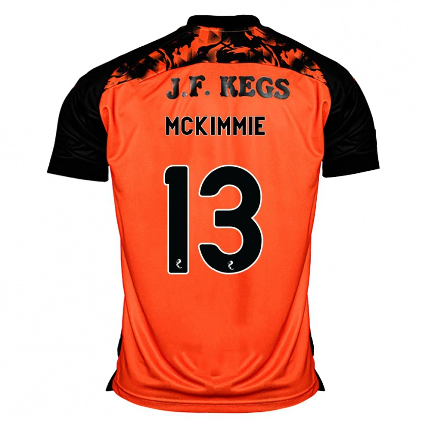 Danxen Donna Maglia Aiden Mckimmie #13 Arancione Nero Bianco Kit Gara Home 2026/27 Maglietta