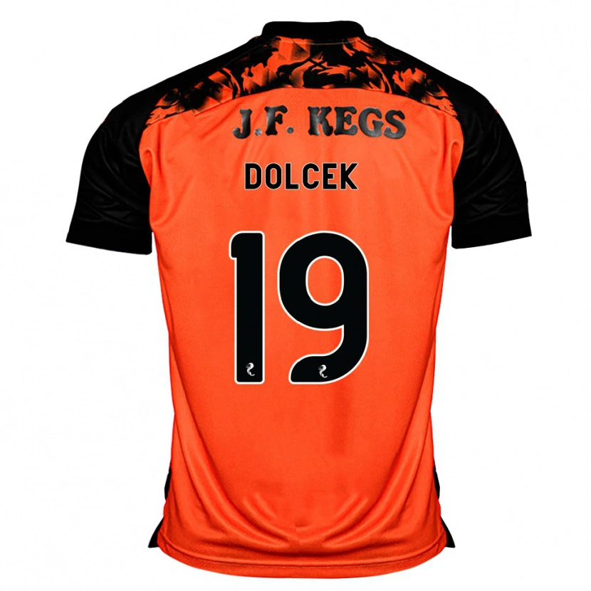 Danxen Donna Maglia Ivan Dolcek #19 Arancione Nero Bianco Kit Gara Home 2026/27 Maglietta