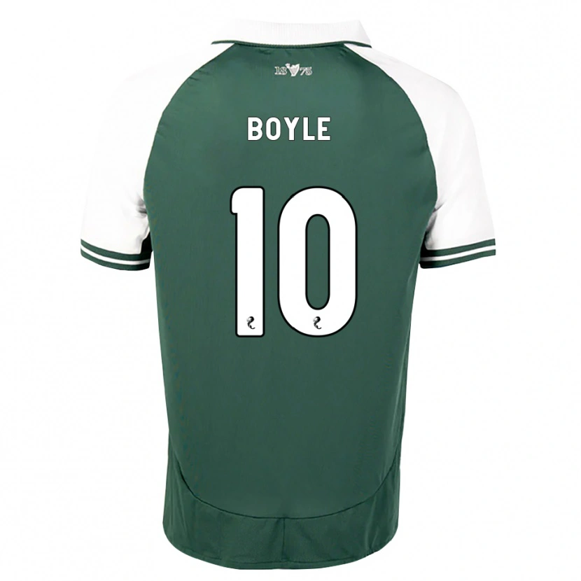 Danxen Donna Maglia Martin Boyle #10 Bianco Verde Marino Kit Gara Home 2026/27 Maglietta