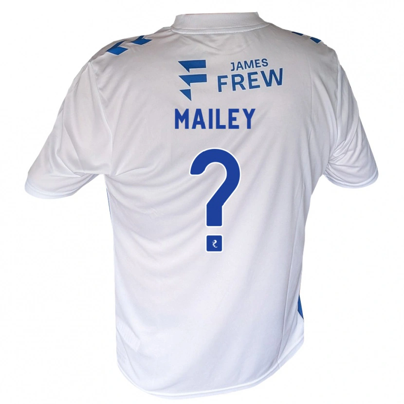 Danxen Donna Maglia Cara Mailey #0 Bianco Blu Reale Kit Gara Home 2026/27 Maglietta