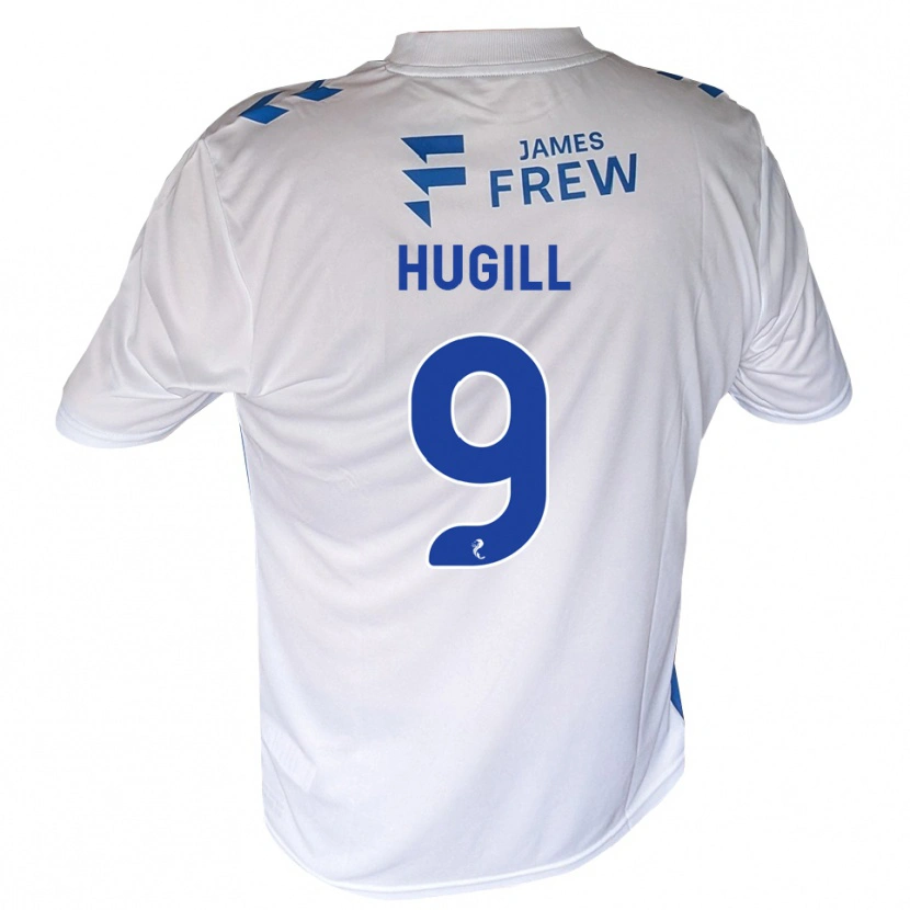 Danxen Donna Maglia Joe Hugill #9 Bianco Blu Reale Kit Gara Home 2026/27 Maglietta
