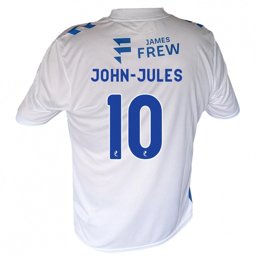 Danxen Donna Maglia Tyreece John-Jules #10 Bianco Blu Reale Kit Gara Home 2026/27 Maglietta