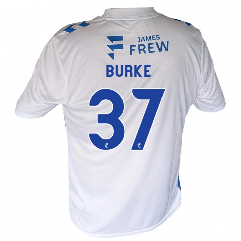 Danxen Donna Maglia Cole Burke #37 Bianco Blu Reale Kit Gara Home 2026/27 Maglietta