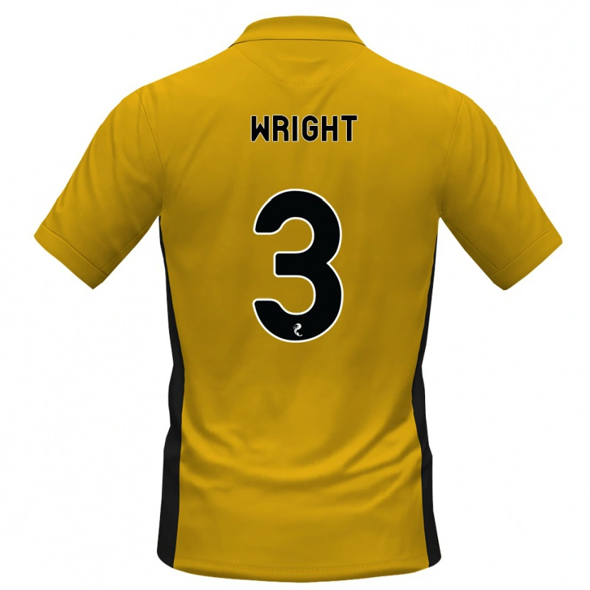 Danxen Donna Maglia Duncan Wright #3 Bianco Arancione Kit Gara Home 2026/27 Maglietta