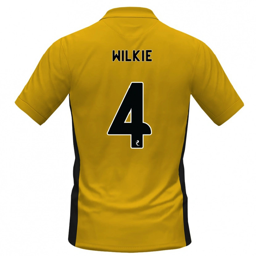 Danxen Donna Maglia Jack Wilkie #4 Bianco Arancione Kit Gara Home 2026/27 Maglietta