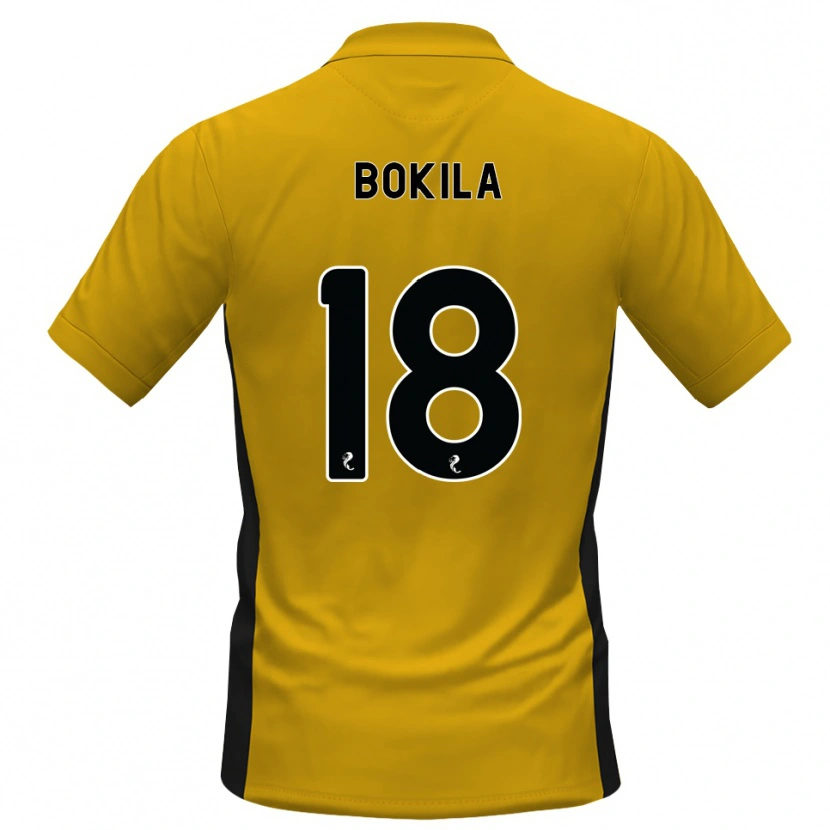 Danxen Donna Maglia Jeremy Bokila #18 Bianco Arancione Kit Gara Home 2026/27 Maglietta