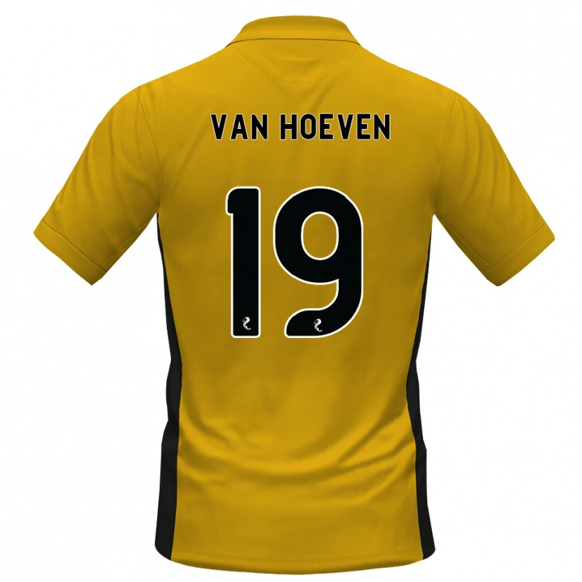 Danxen Donna Maglia Bradly Van Hoeven #19 Bianco Arancione Kit Gara Home 2026/27 Maglietta