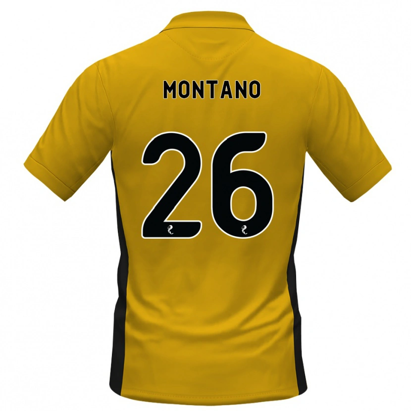 Danxen Donna Maglia Cristian Montano #26 Bianco Arancione Kit Gara Home 2026/27 Maglietta