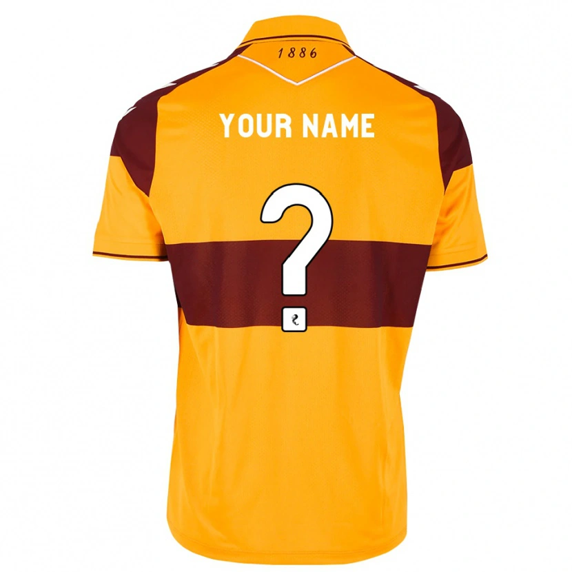 Danxen Donna Maglia Il Tuo Nome #0 Arancione Marrone Kit Gara Home 2026/27 Maglietta