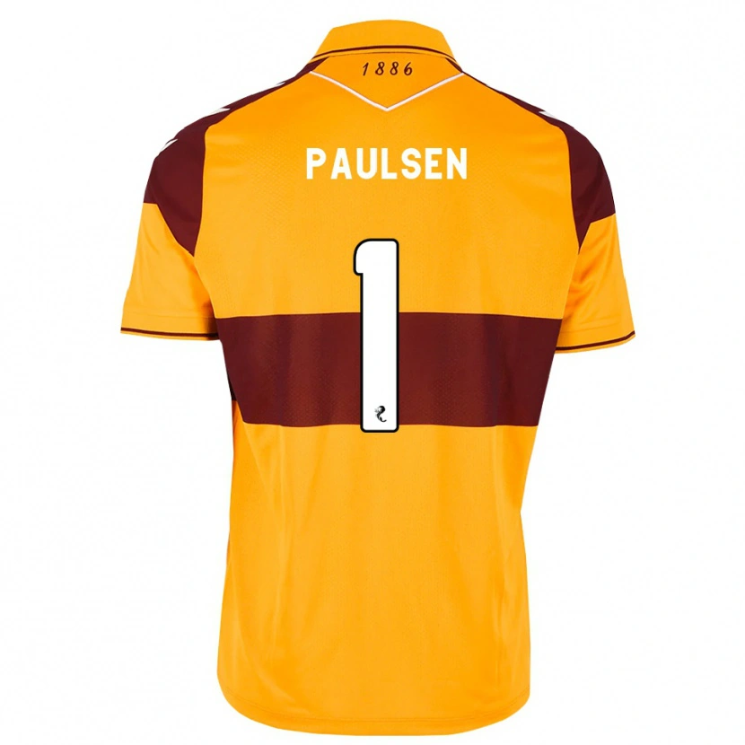 Danxen Donna Maglia Alex Paulsen #1 Arancione Marrone Kit Gara Home 2026/27 Maglietta
