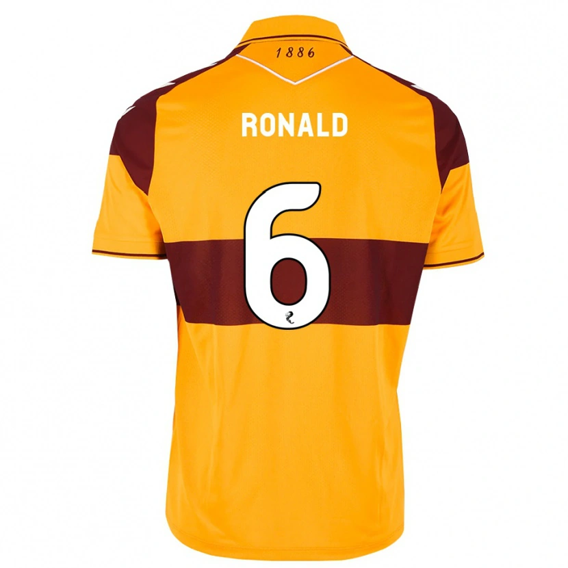 Danxen Donna Maglia Lucy Ronald #6 Arancione Marrone Kit Gara Home 2026/27 Maglietta