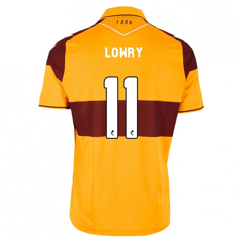 Danxen Donna Maglia Alex Lowry #11 Arancione Marrone Kit Gara Home 2026/27 Maglietta
