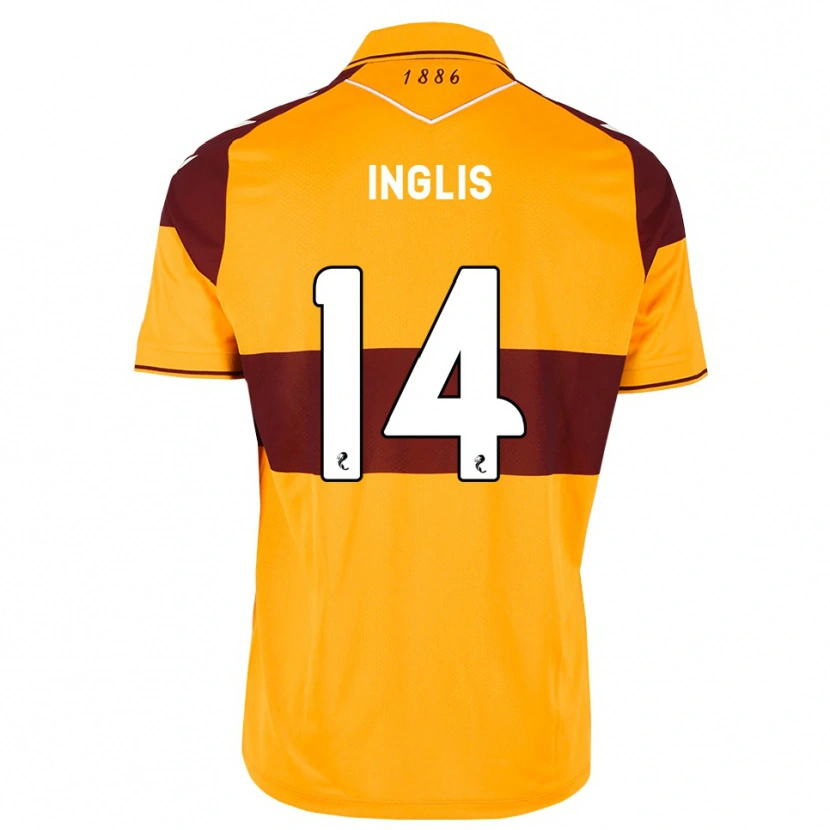 Danxen Donna Maglia Gill Inglis #14 Arancione Marrone Kit Gara Home 2026/27 Maglietta