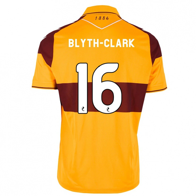 Danxen Donna Maglia Mason Blyth-Clark #16 Arancione Marrone Kit Gara Home 2026/27 Maglietta