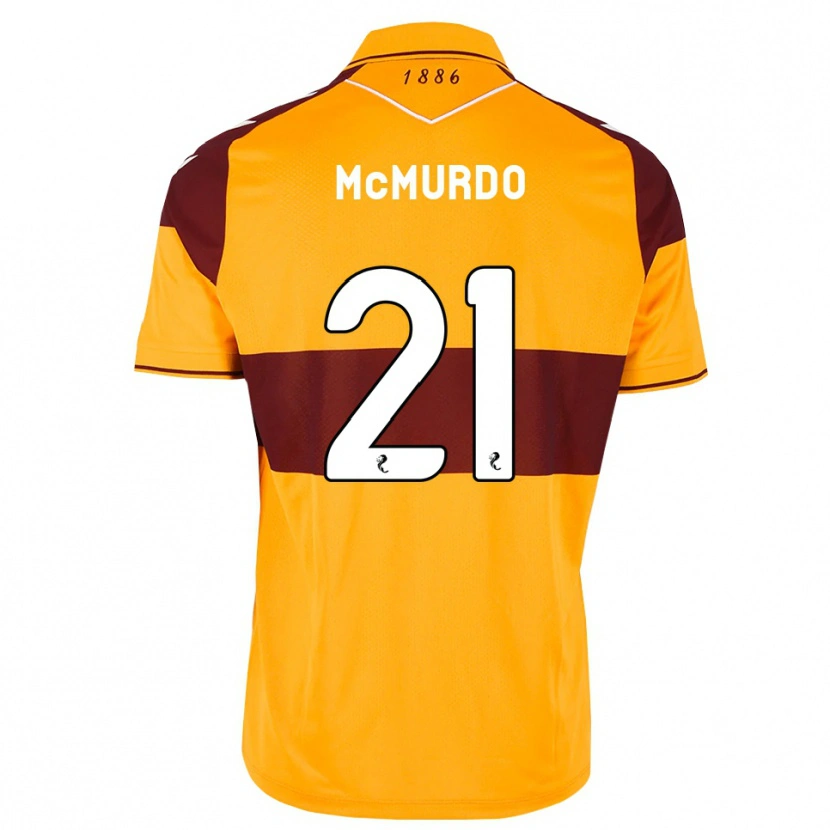 Danxen Donna Maglia Emma Mcmurdo #21 Arancione Marrone Kit Gara Home 2026/27 Maglietta