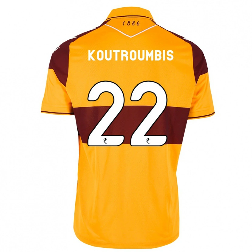Danxen Donna Maglia John Koutroumbis #22 Arancione Marrone Kit Gara Home 2026/27 Maglietta