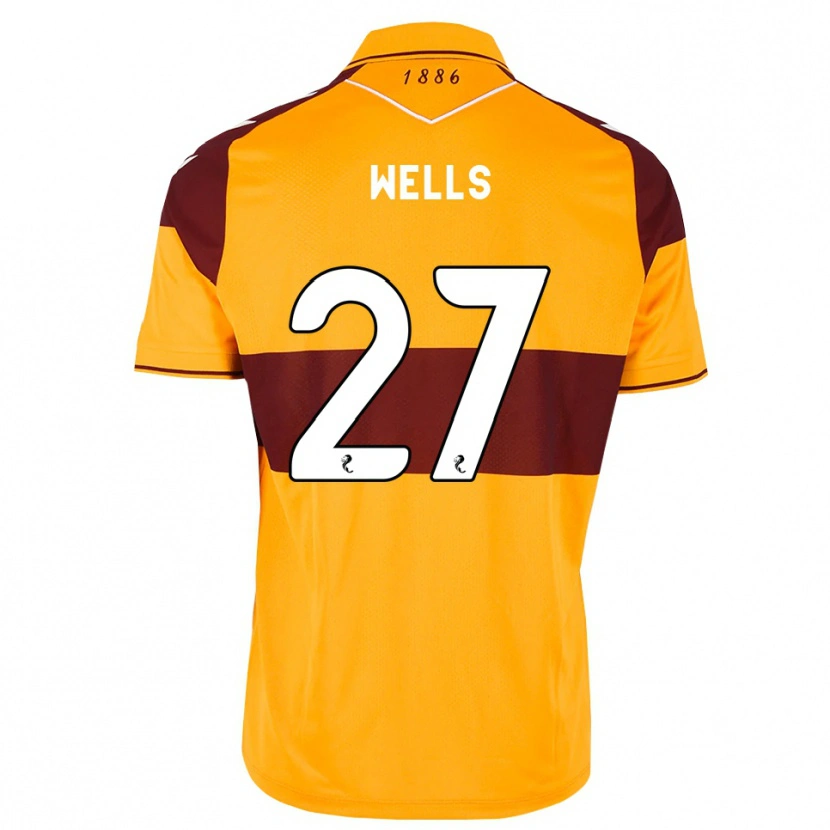 Danxen Donna Maglia Dylan Wells #27 Arancione Marrone Kit Gara Home 2026/27 Maglietta
