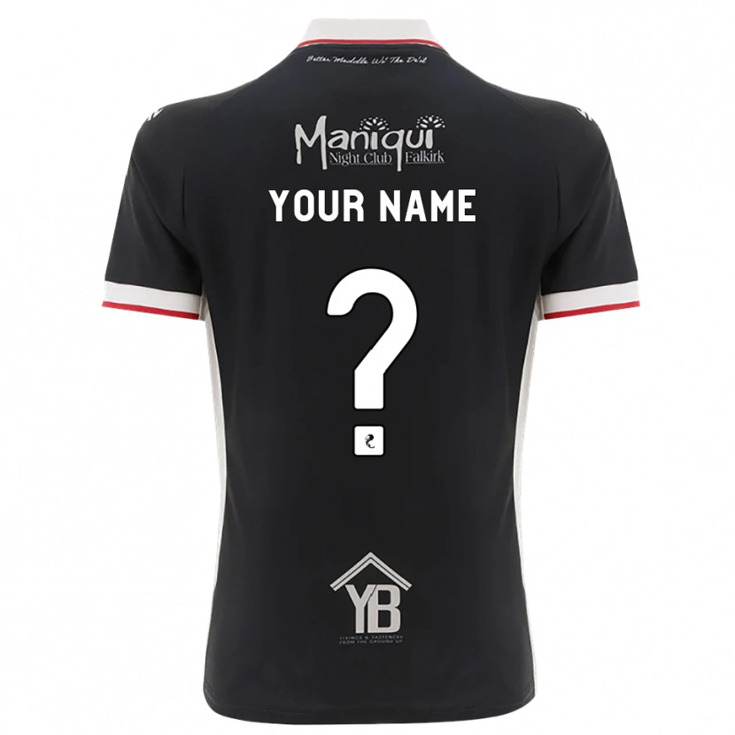 Danxen Donna Maglia Il Tuo Nome #0 Nero Bianco Rosso Kit Gara Home 2026/27 Maglietta