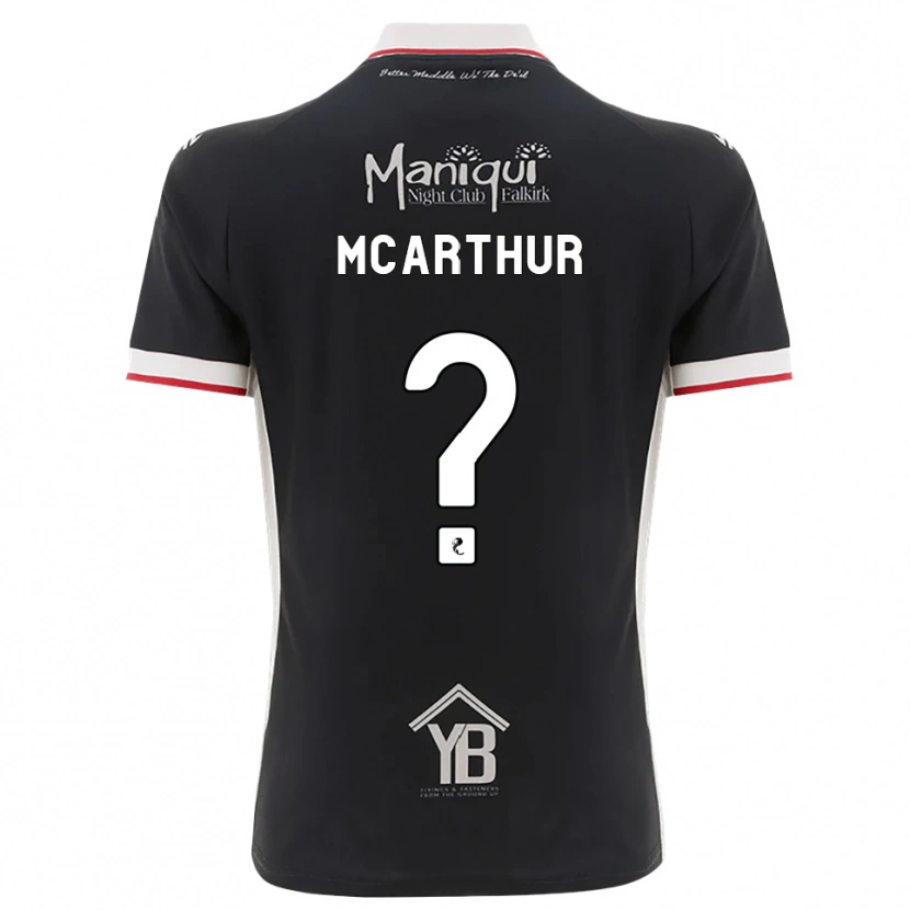 Danxen Donna Maglia Lucy Mcarthur #0 Nero Bianco Rosso Kit Gara Home 2026/27 Maglietta