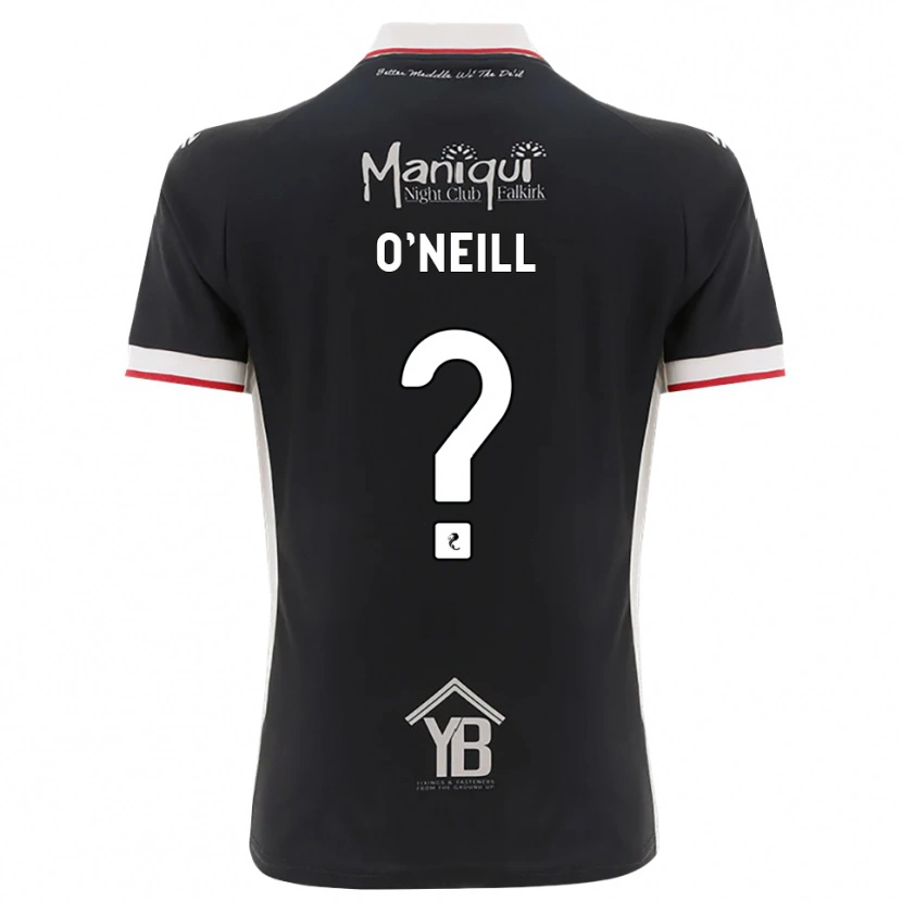 Danxen Donna Maglia Robyn O'neill #0 Nero Bianco Rosso Kit Gara Home 2026/27 Maglietta