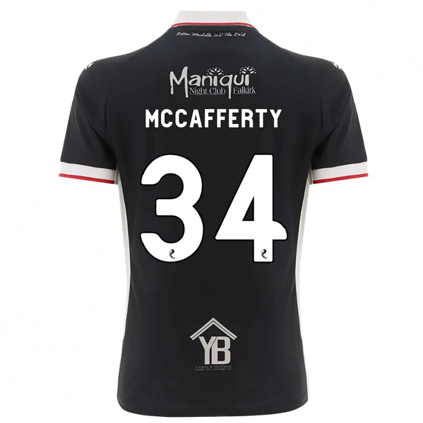 Danxen Donna Maglia Flynn Mccafferty #34 Nero Bianco Rosso Kit Gara Home 2026/27 Maglietta