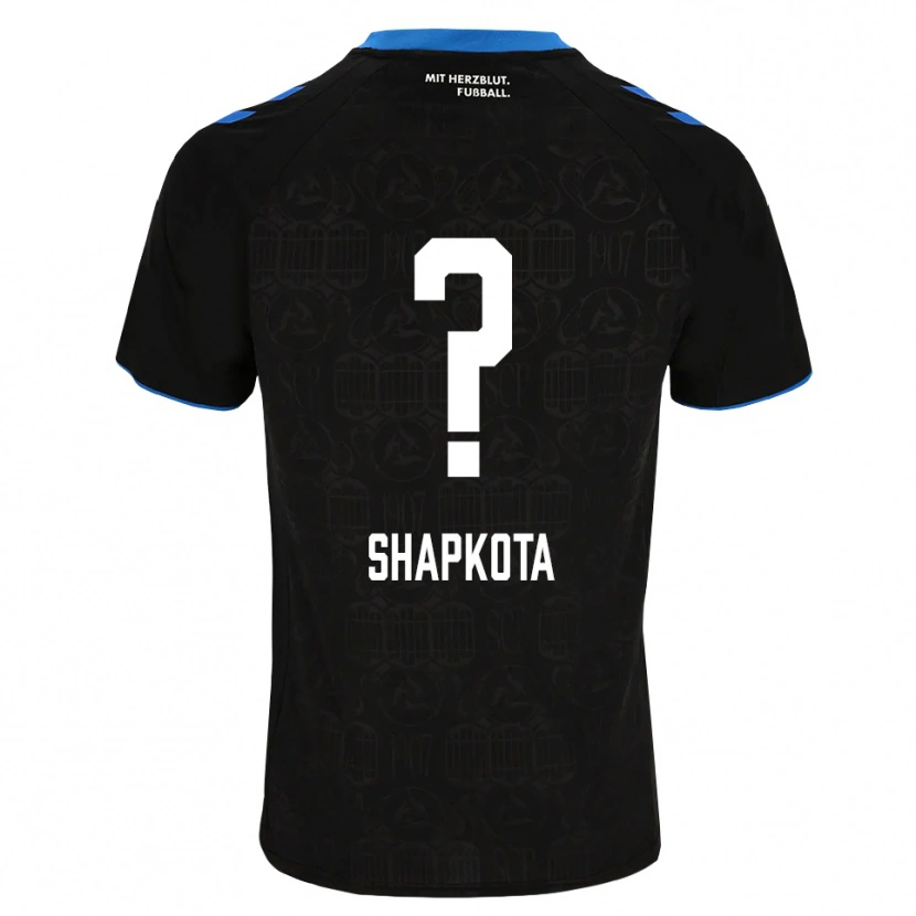 Danxen Donna Maglia Raul Shapkota #0 Nero Bianco Rosso Kit Gara Home 2026/27 Maglietta