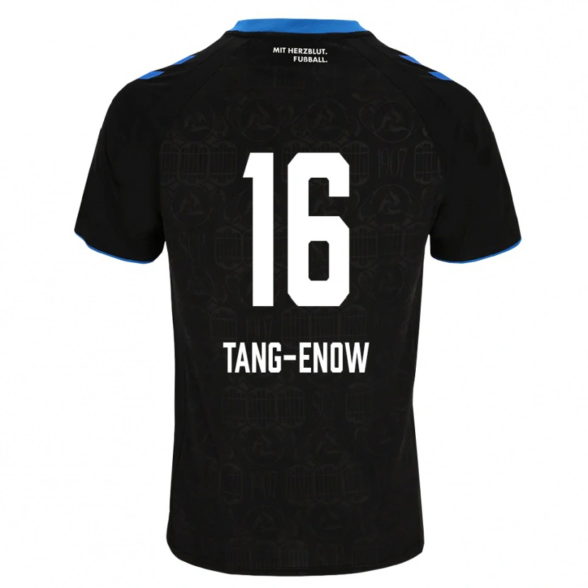 Danxen Donna Maglia Jason Tang-Enow #16 Nero Bianco Rosso Kit Gara Home 2026/27 Maglietta
