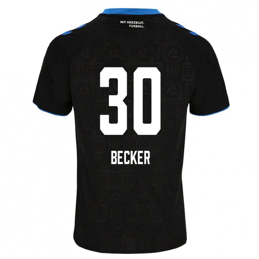 Danxen Donna Maglia Mark Becker #30 Nero Bianco Rosso Kit Gara Home 2026/27 Maglietta