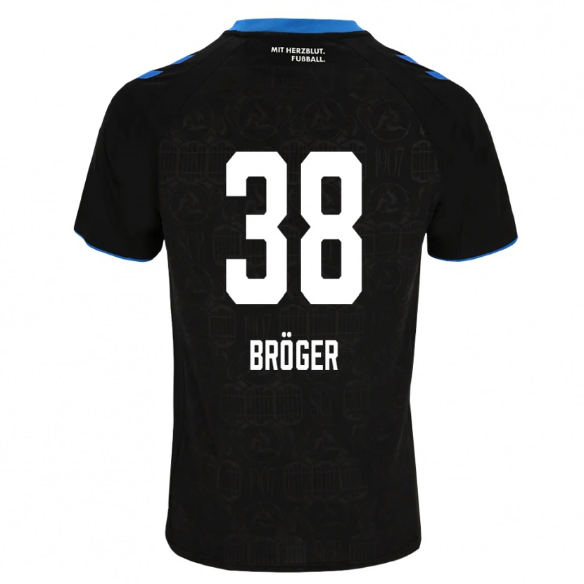 Danxen Donna Maglia Bennit Bröger #38 Nero Bianco Rosso Kit Gara Home 2026/27 Maglietta
