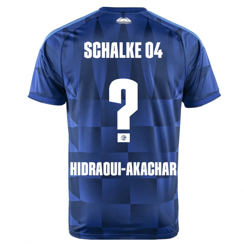Danxen Donna Maglia Yassin Hidraoui-Akachar #0 Blu Scuro Giallo Bianco Kit Gara Home 2026/27 Maglietta
