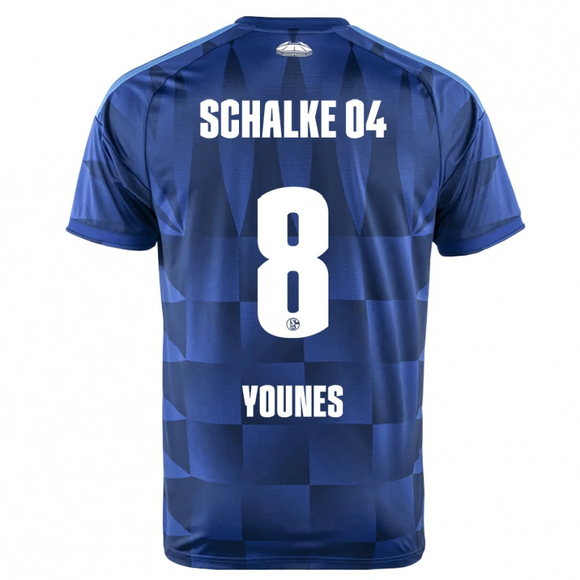 Danxen Donna Maglia Amin Younes #8 Blu Scuro Giallo Bianco Kit Gara Home 2026/27 Maglietta