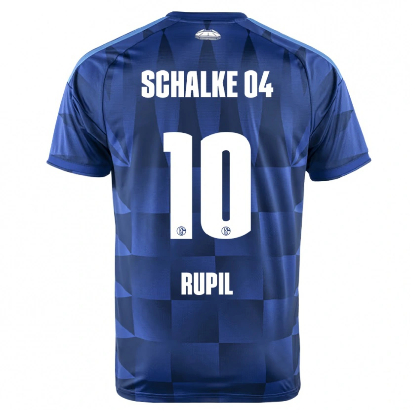 Danxen Donna Maglia Timothé Rupil #10 Blu Scuro Giallo Bianco Kit Gara Home 2026/27 Maglietta
