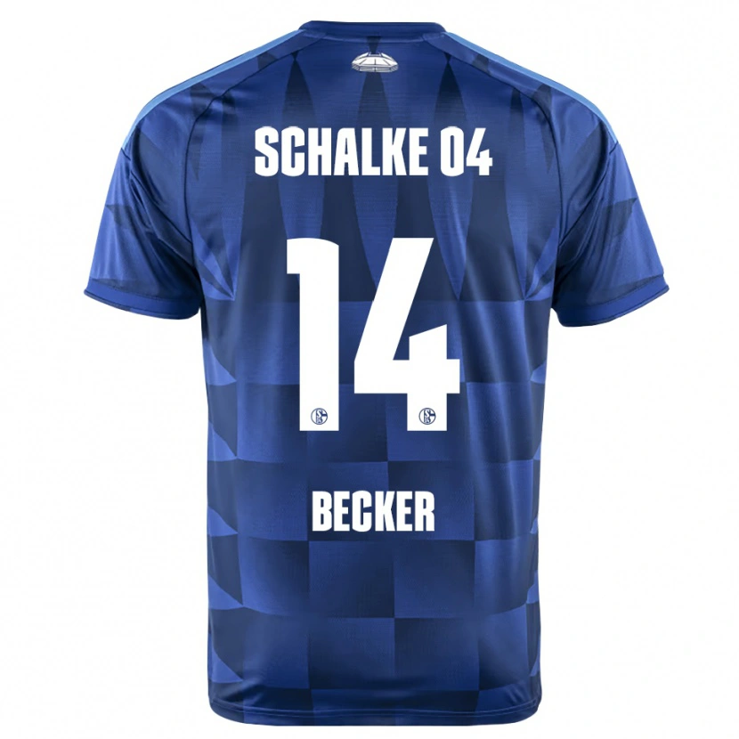 Danxen Donna Maglia Daniel Becker #14 Blu Scuro Giallo Bianco Kit Gara Home 2026/27 Maglietta