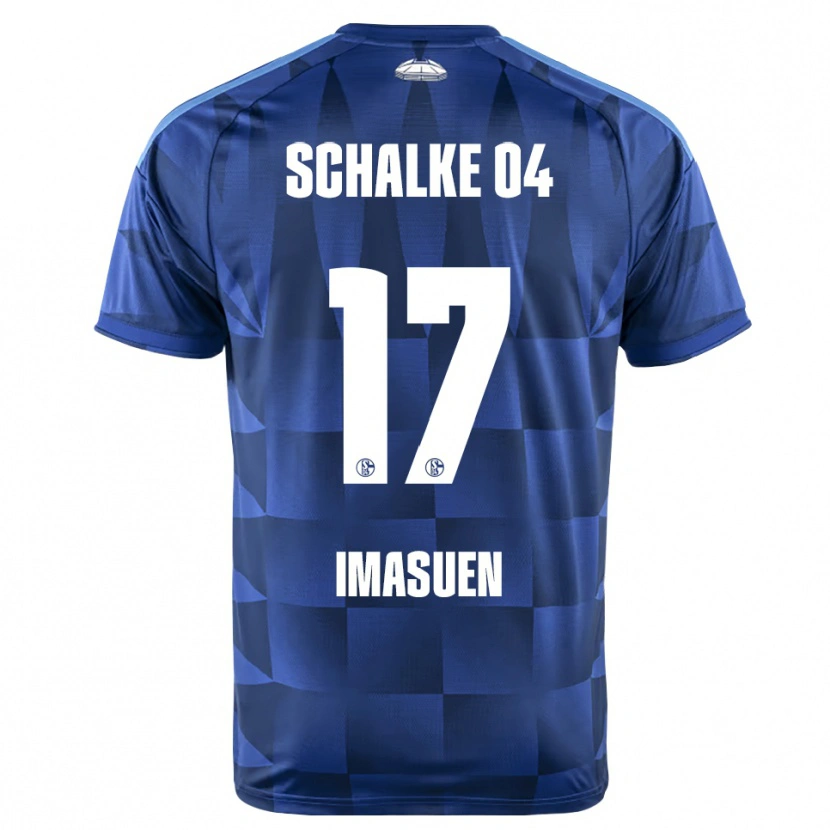Danxen Donna Maglia Joel Imasuen #17 Blu Scuro Giallo Bianco Kit Gara Home 2026/27 Maglietta