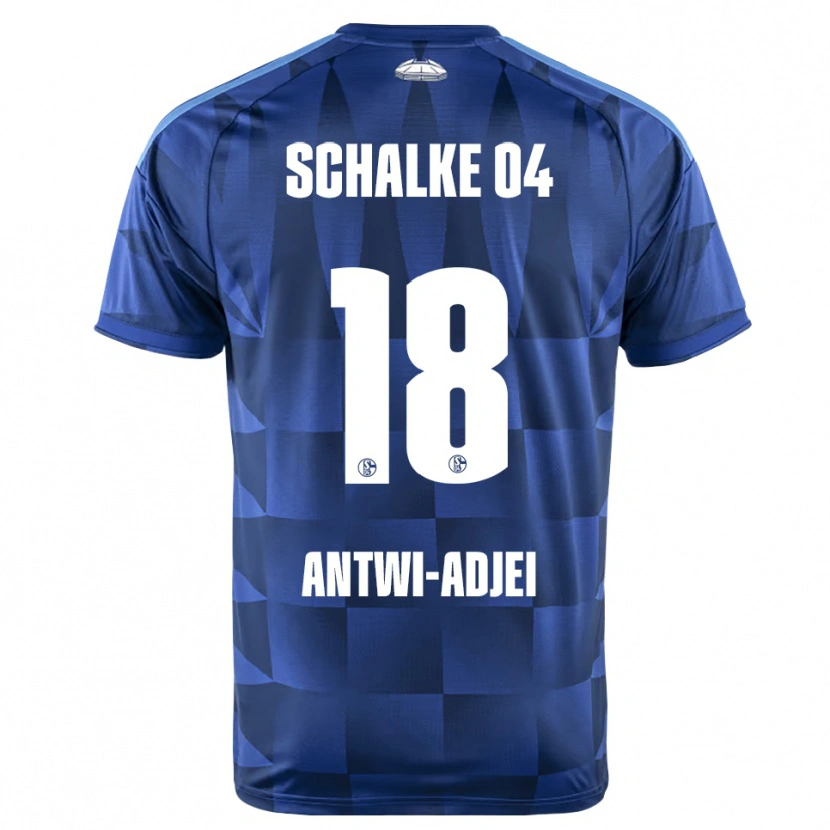 Danxen Donna Maglia Christopher Antwi-Adjei #18 Blu Scuro Giallo Bianco Kit Gara Home 2026/27 Maglietta