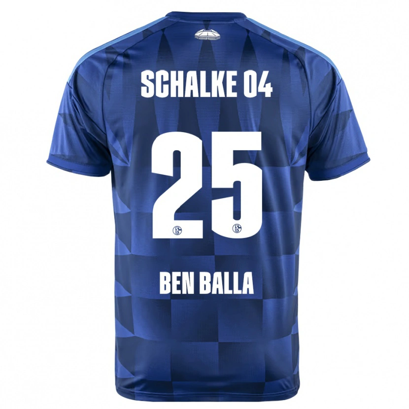 Danxen Donna Maglia Yassin Ben Balla #25 Blu Scuro Giallo Bianco Kit Gara Home 2026/27 Maglietta