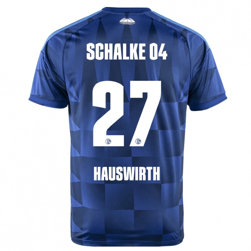 Danxen Donna Maglia Max Hauswirth #27 Blu Scuro Giallo Bianco Kit Gara Home 2026/27 Maglietta