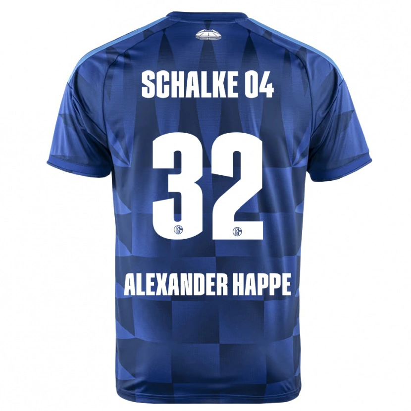 Danxen Donna Maglia Luca Alexander Happe #32 Blu Scuro Giallo Bianco Kit Gara Home 2026/27 Maglietta