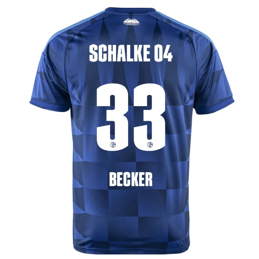 Danxen Donna Maglia Vitalie Becker #33 Blu Scuro Giallo Bianco Kit Gara Home 2026/27 Maglietta