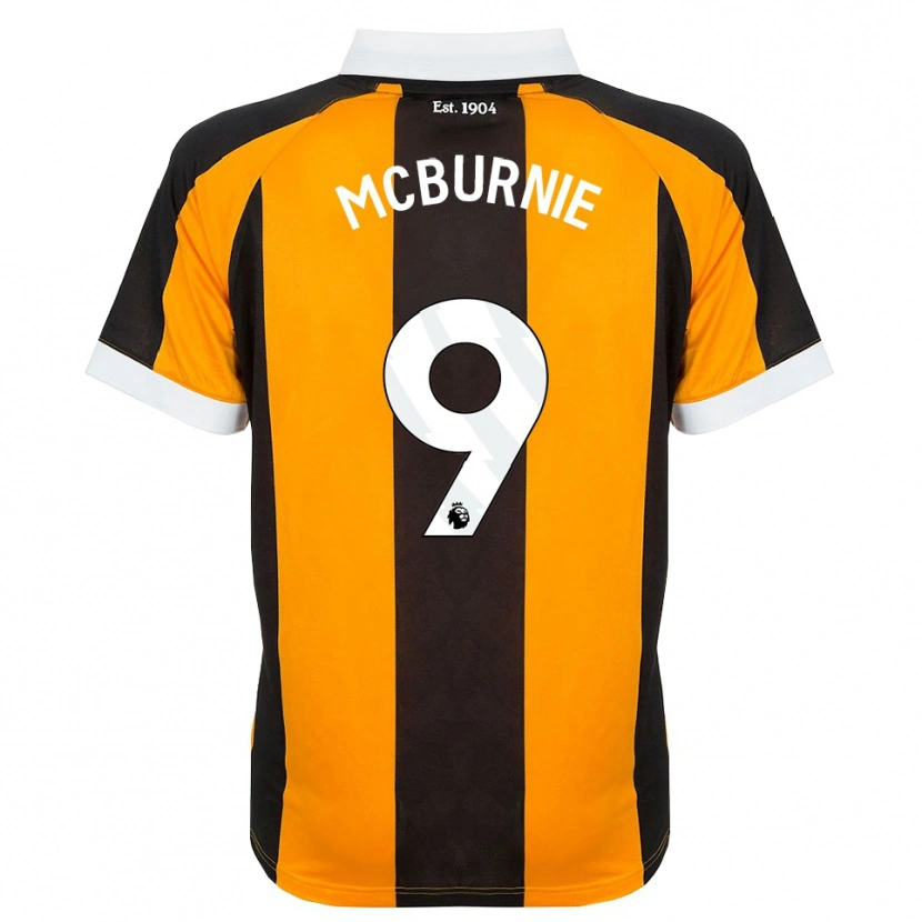 Danxen Donna Maglia Oli Mcburnie #9 Arancione Nero Bianco Kit Gara Home 2026/27 Maglietta