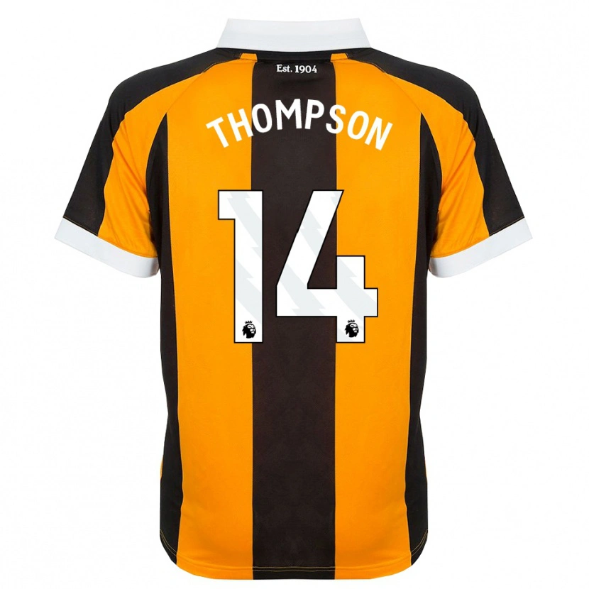 Danxen Donna Maglia Katie Thompson #14 Arancione Nero Bianco Kit Gara Home 2026/27 Maglietta