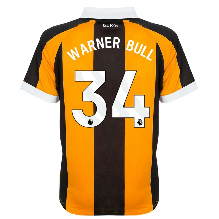 Danxen Donna Maglia Lucy Warner-Bull #34 Arancione Nero Bianco Kit Gara Home 2026/27 Maglietta